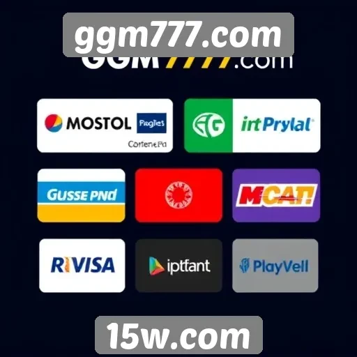Opcões de pagamento disponíveis no ggm777