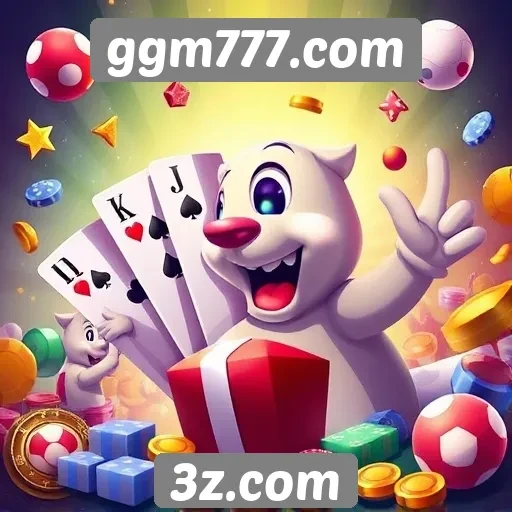 Variedade de jogos disponíveis em ggm777.com